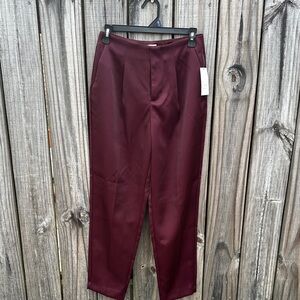 a new day Women's Burgundy Pants